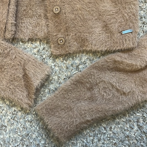 Hollister cropped cardigan brown/ beige - Picture 4 of 6